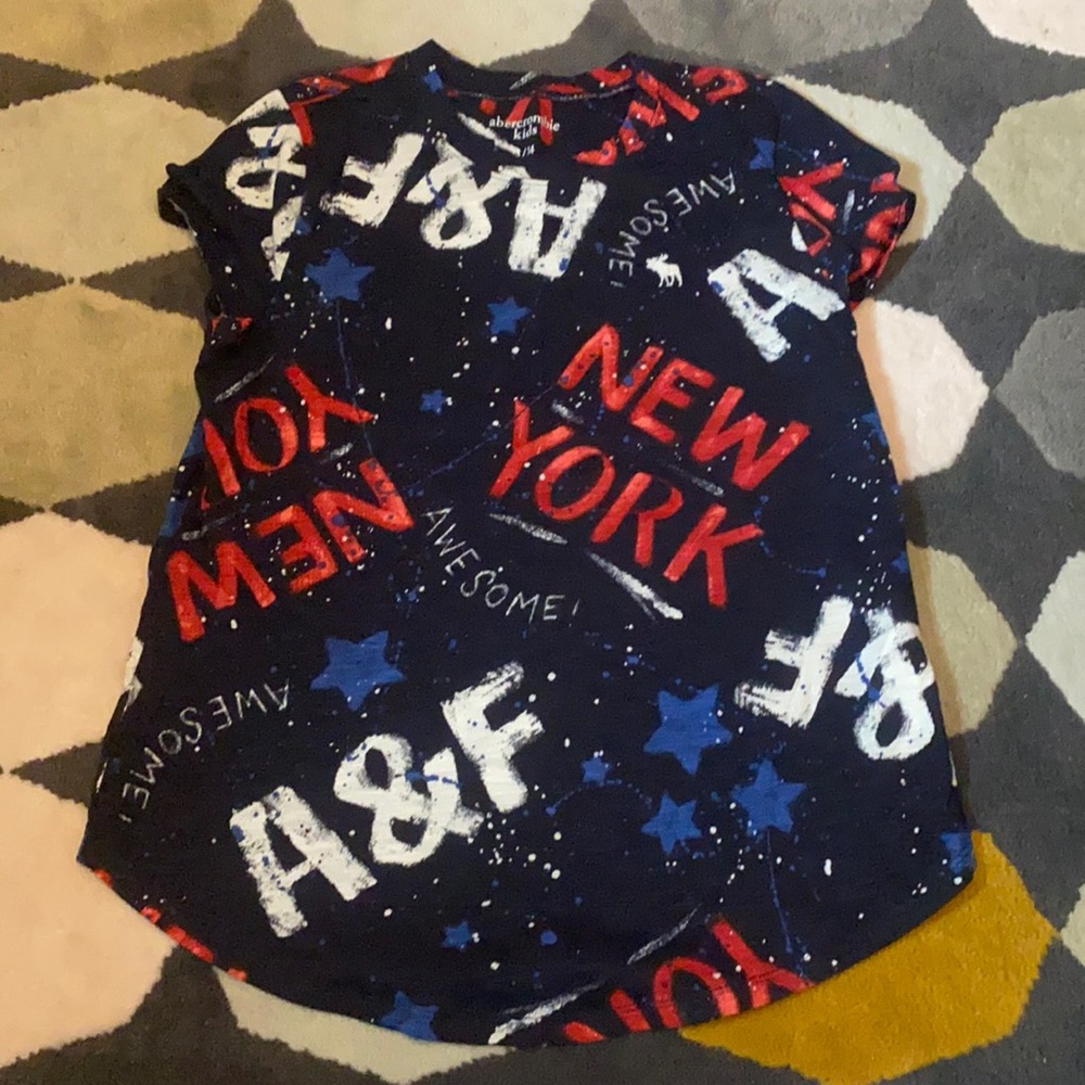 Abercrombie kids New York short sleeve shirt